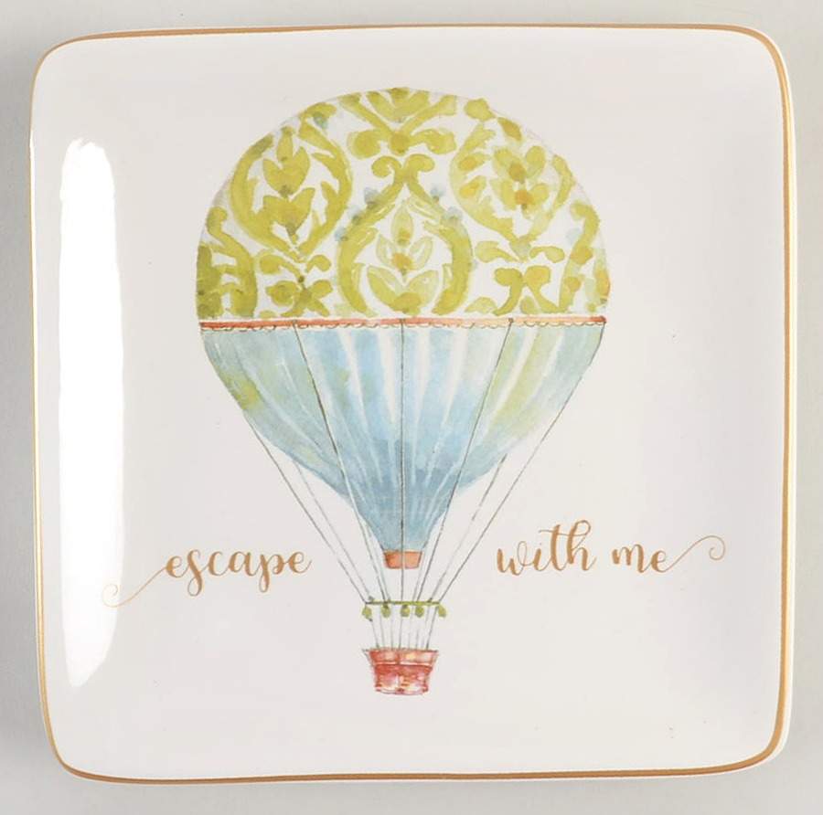 Beautiful Romance Square Canape Plate by Certified International-1