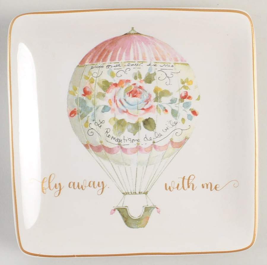 Beautiful Romance Square Canape Plate by Certified International-1