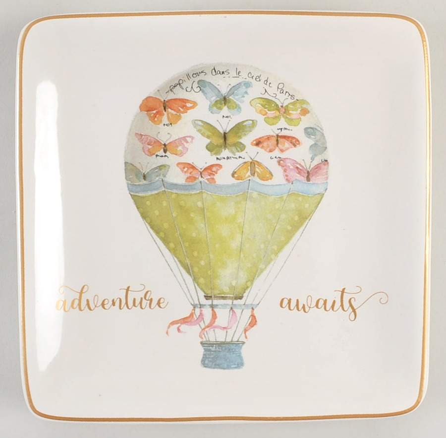 Beautiful Romance Square Canape Plate by Certified International-1