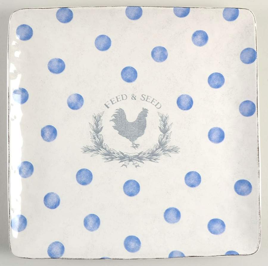 Urban Farmhouse 12" Square Serving Platter by Certified International-1