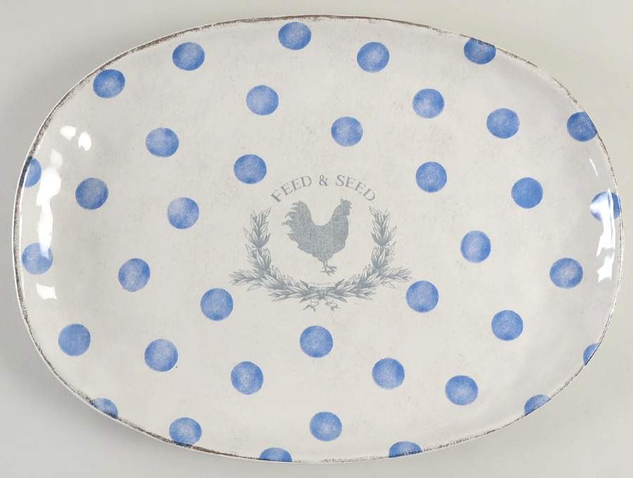 Urban Farmhouse 17" Oval Serving Platter by Certified International-1