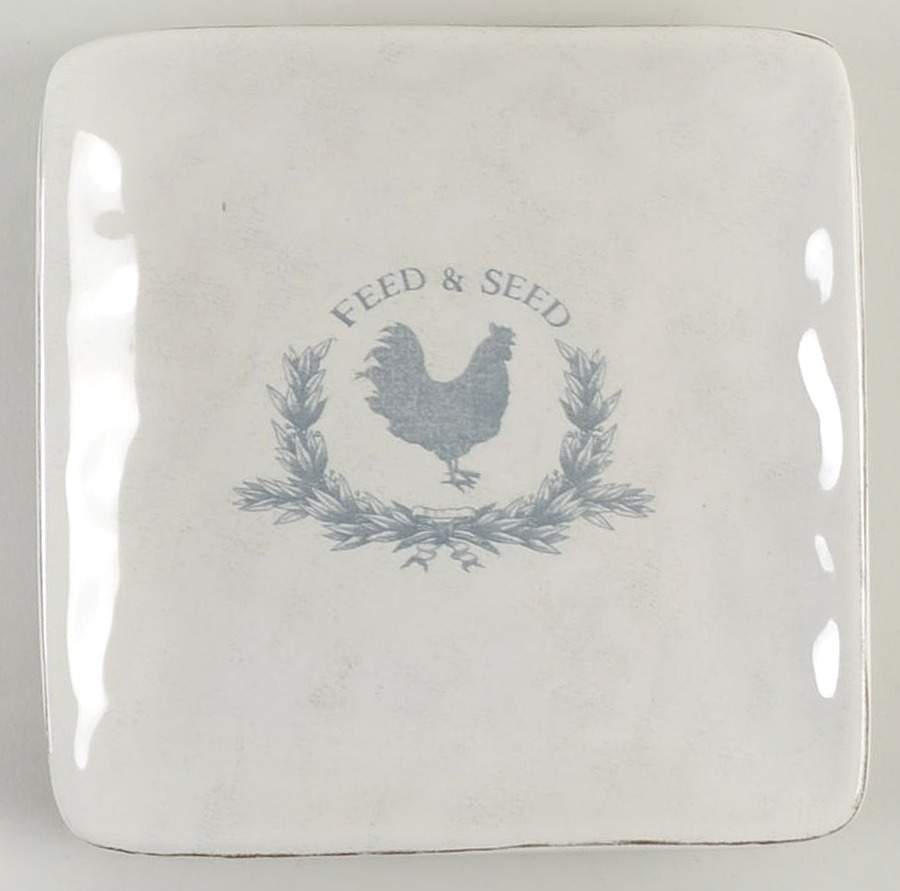 Urban Farmhouse Square Canape Plate by Certified International-1