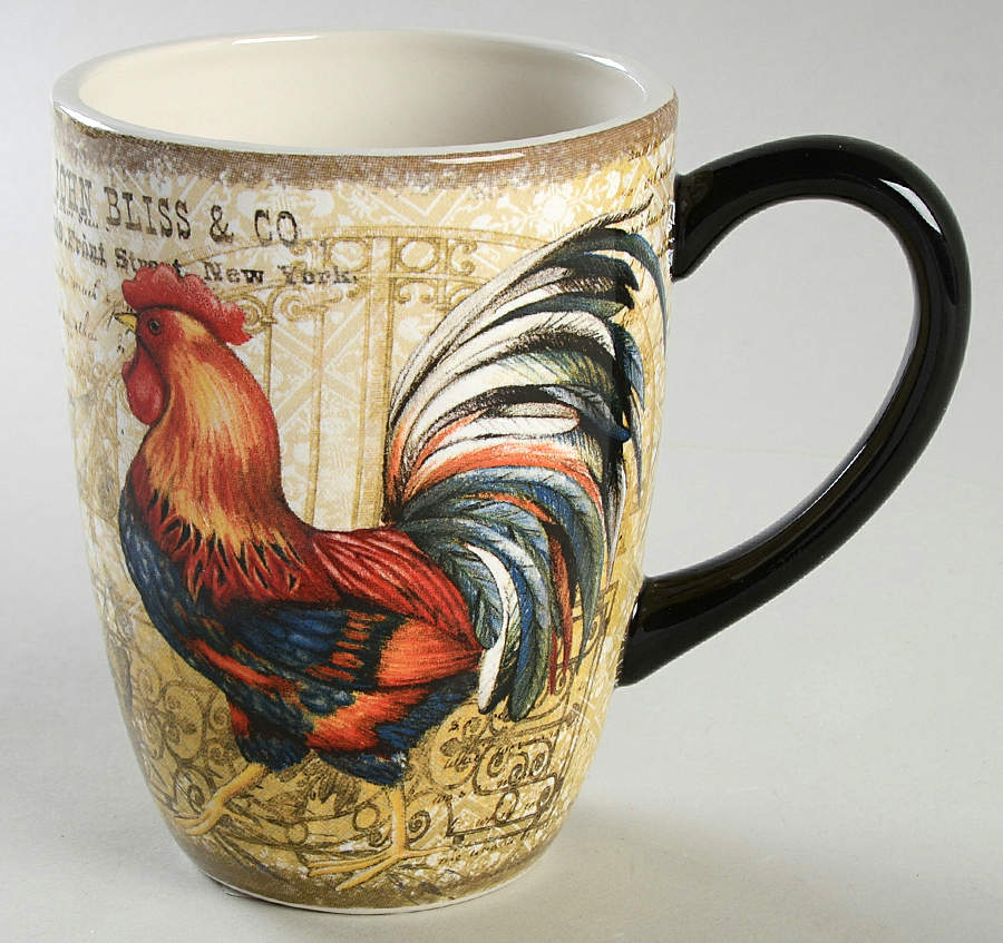 Gilded Rooster Mug by Certified International-1