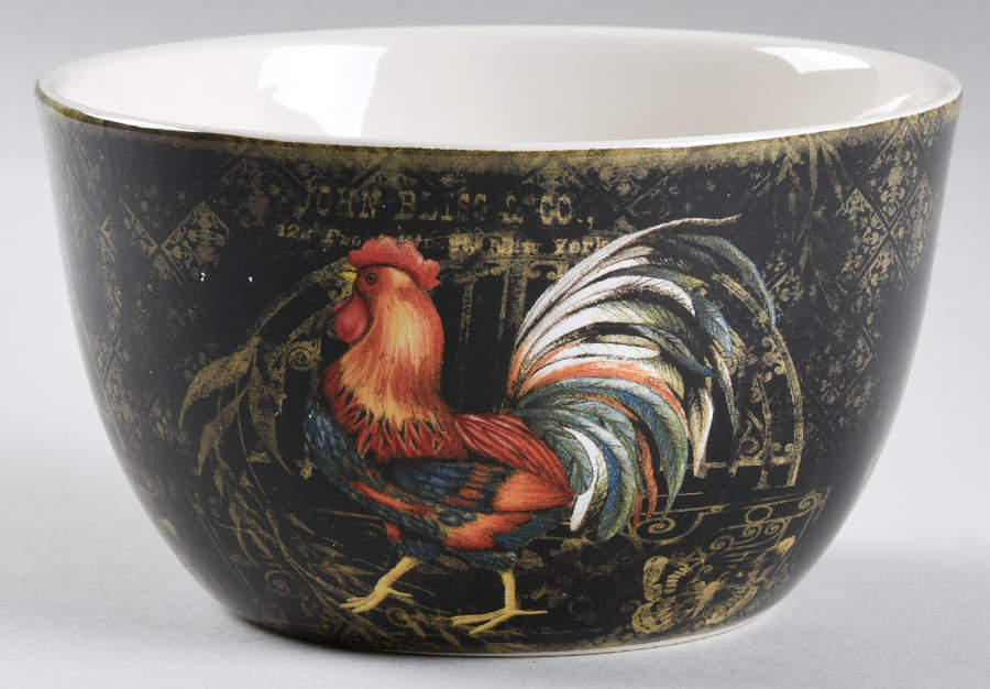 Gilded Rooster Individual Ice Cream Dish by Certified International-1