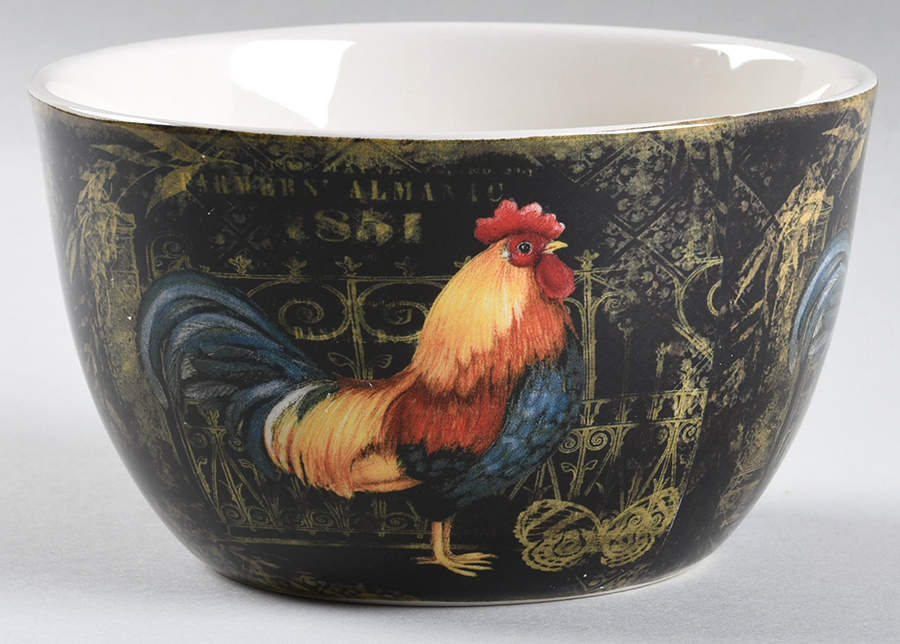 Gilded Rooster Individual Ice Cream Dish by Certified International-1