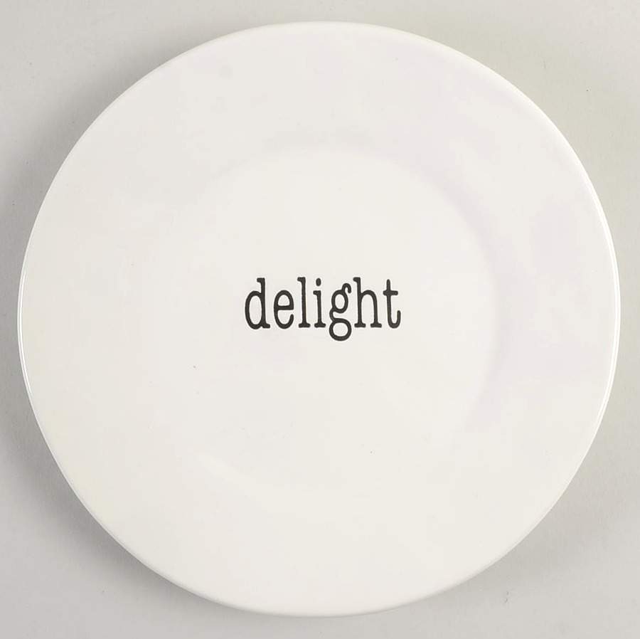 Just Words Salad/Dessert Plate by Certified International-1