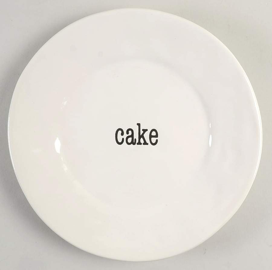 Just Words Salad/Dessert Plate by Certified International-1