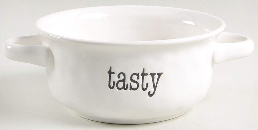 Just Words Individual Handled Soup Bowl by Certified International-1