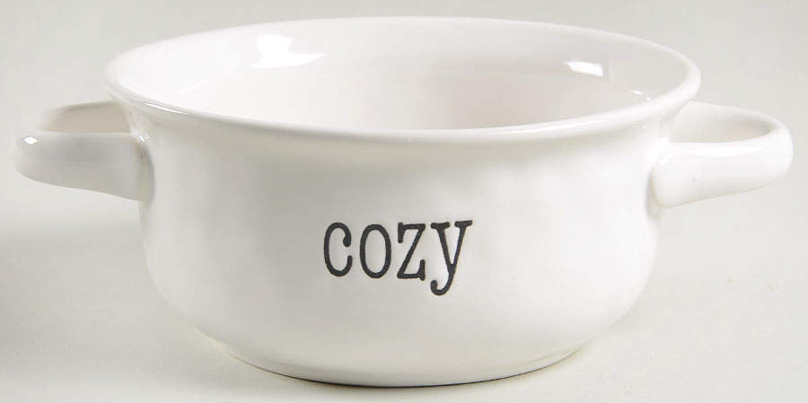 Just Words Individual Handled Soup Bowl by Certified International-1