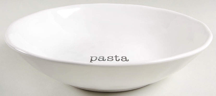 Just Words 13" Pasta Serving Bowl by Certified International-1