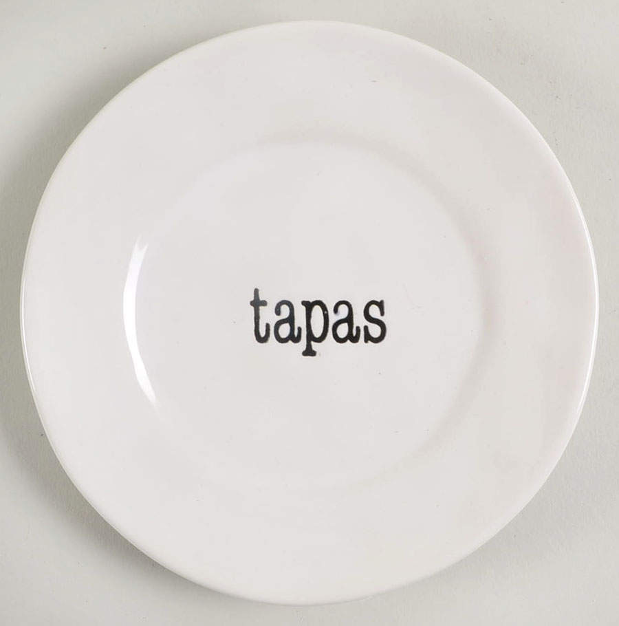 Just Words Canape Plate by Certified International-1