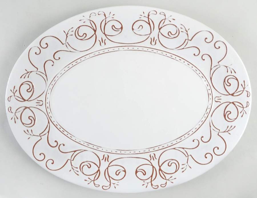 Terra Nova 16" Oval Serving Platter by Certified International-1