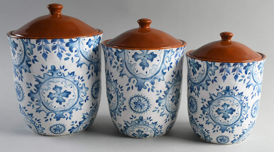 Porto (3 Piece) Canister Set (Box Set) by Certified International-1