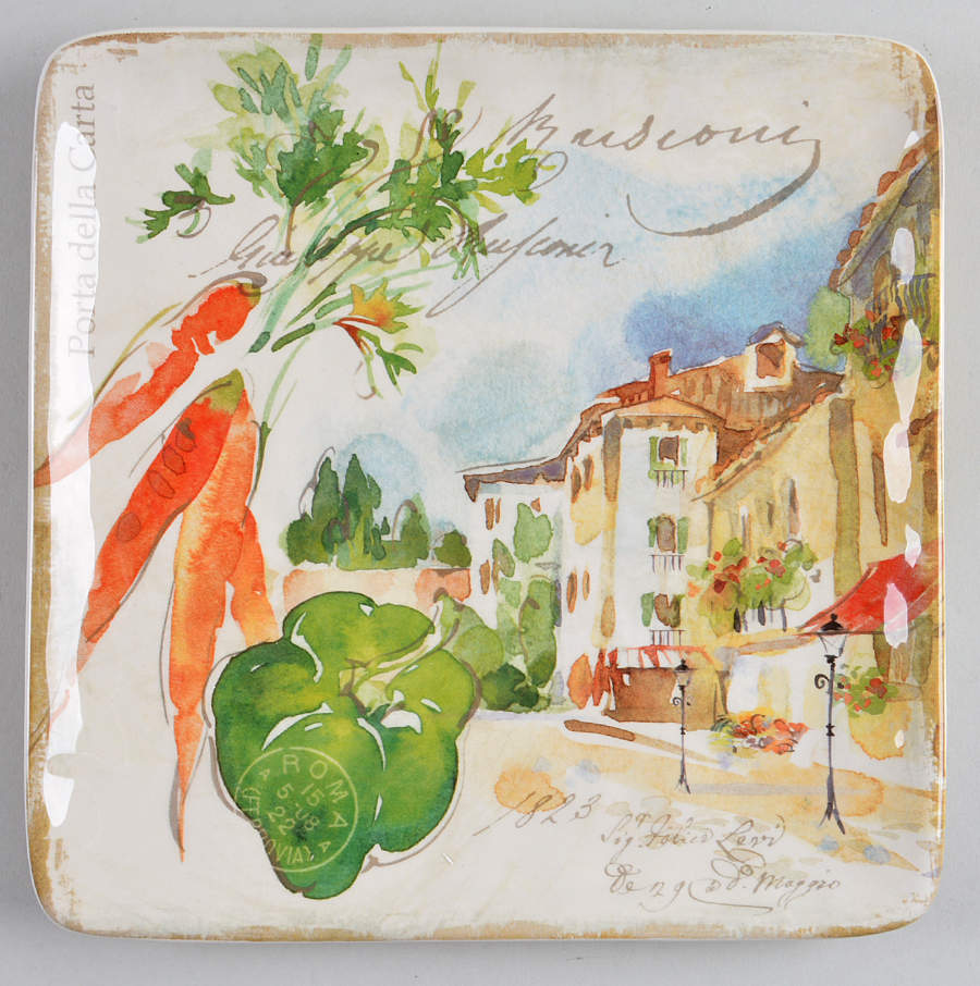 Piazzette Square Salad Plate by Certified International-1