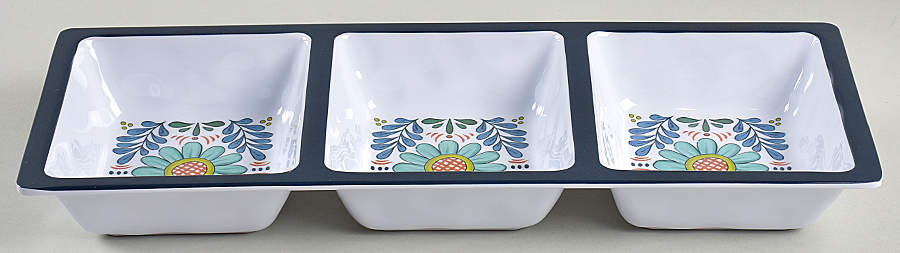 Talavera (Melamine) 3-Part Relish by Certified International-1