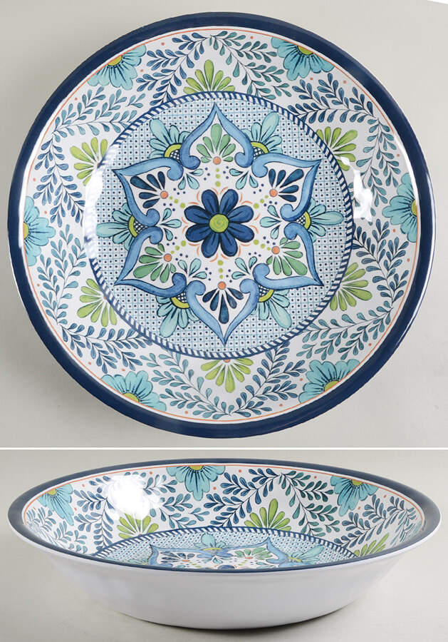 Talavera (Melamine) 13" Round Serving Bowl by Certified International-1