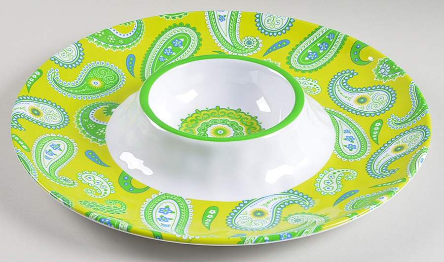 Boho (Melamine) 1 Piece Chip & Dip by Certified International-1