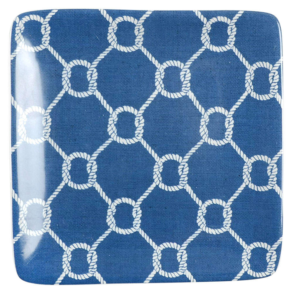Coastal Life Square Canape Plate by Certified International-1