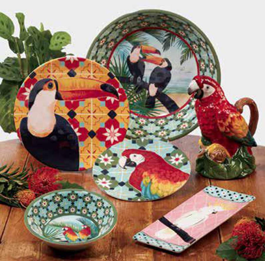 Paradise Melamine Dinner Plate by Certified International-1