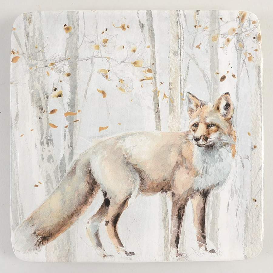 A Woodland Walk Square Salad/Dessert Plate by Certified International-1
