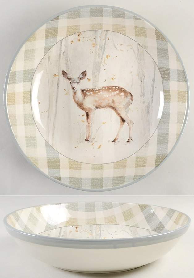 A Woodland Walk 13" Pasta Serving Bowl by Certified International-1