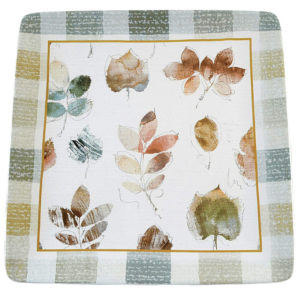 A Woodland Walk 12" Square Serving Platter by Certified International-1