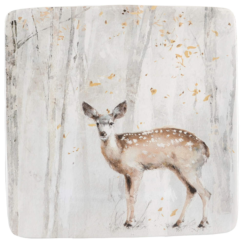 A Woodland Walk Square Dinner Plate by Certified International-1