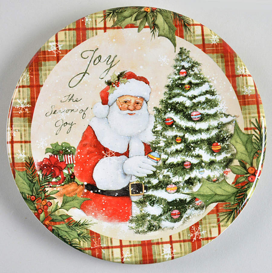 Holiday Wishes Canape Plate by Certified International-1