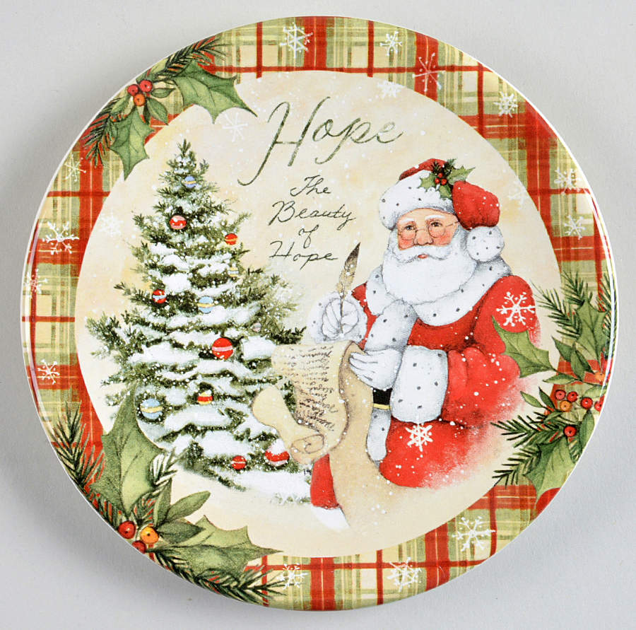 Holiday Wishes Canape Plate by Certified International-1