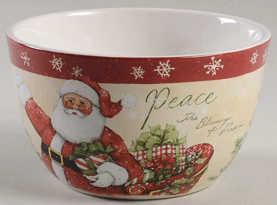 Holiday Wishes Individual Ice Cream Dish by Certified International-1