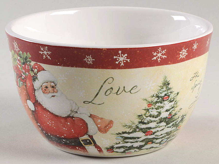 Holiday Wishes Individual Ice Cream Dish by Certified International-1