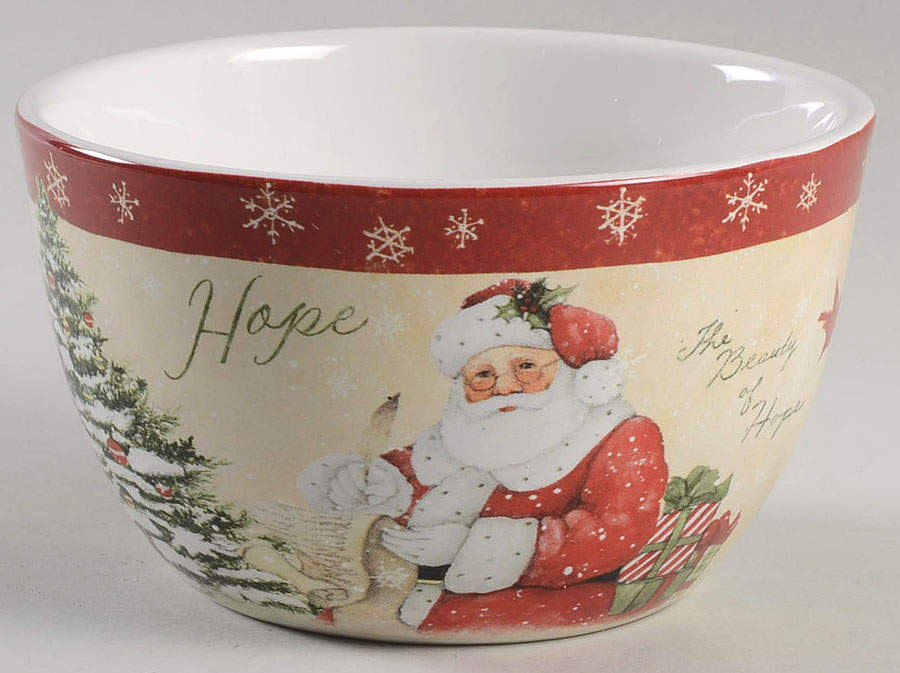 Holiday Wishes Individual Ice Cream Dish by Certified International-1