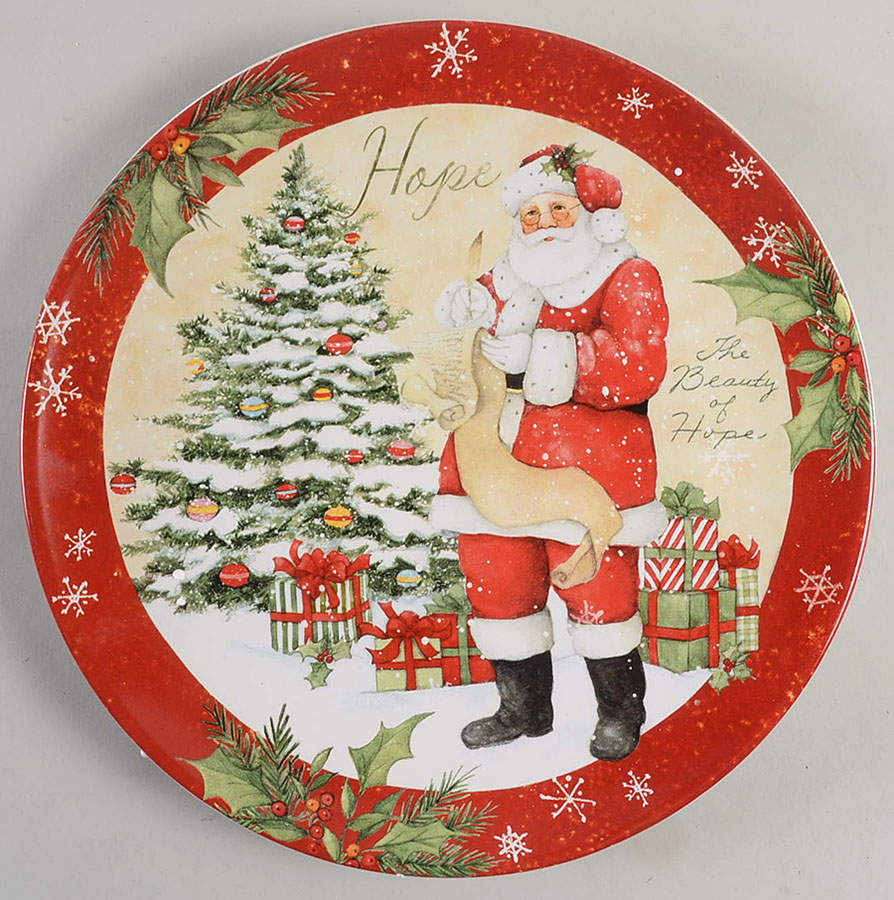 Holiday Wishes Dinner Plate by Certified International-1