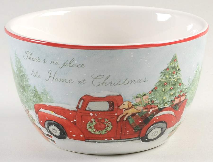 Home for Christmas Individual Ice Cream Dish by Certified International-1