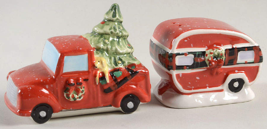 Home for Christmas Figural Salt and Pepper by Certified International-1