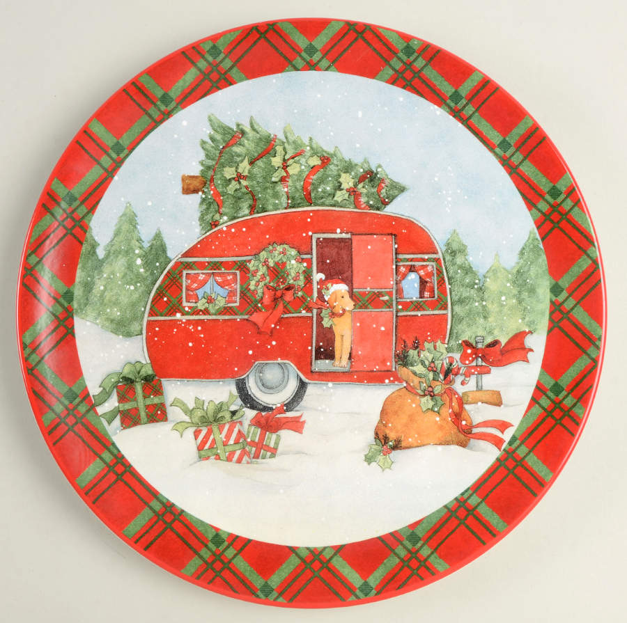 Home for Christmas Dessert/Pie Plate by Certified International-1