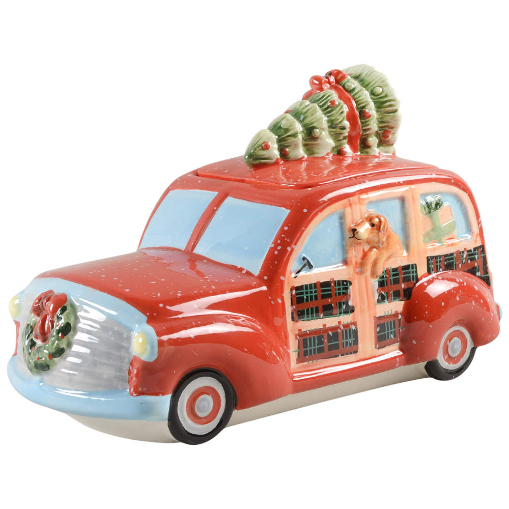Home for Christmas Figural Cookie Jar & Lid by Certified International-1