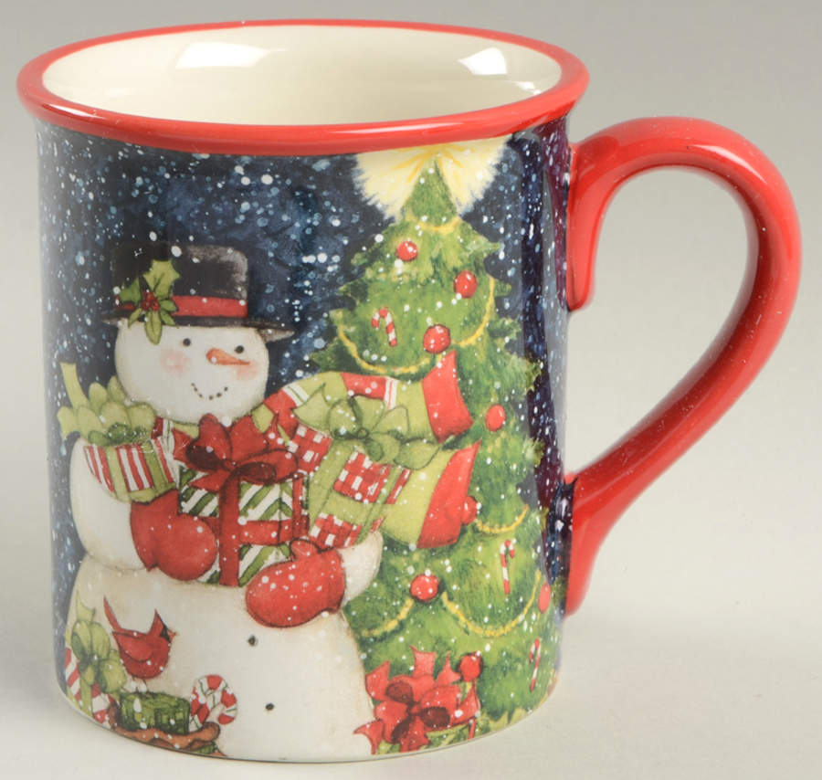 Starry Night Snowman Mug by Certified International-1