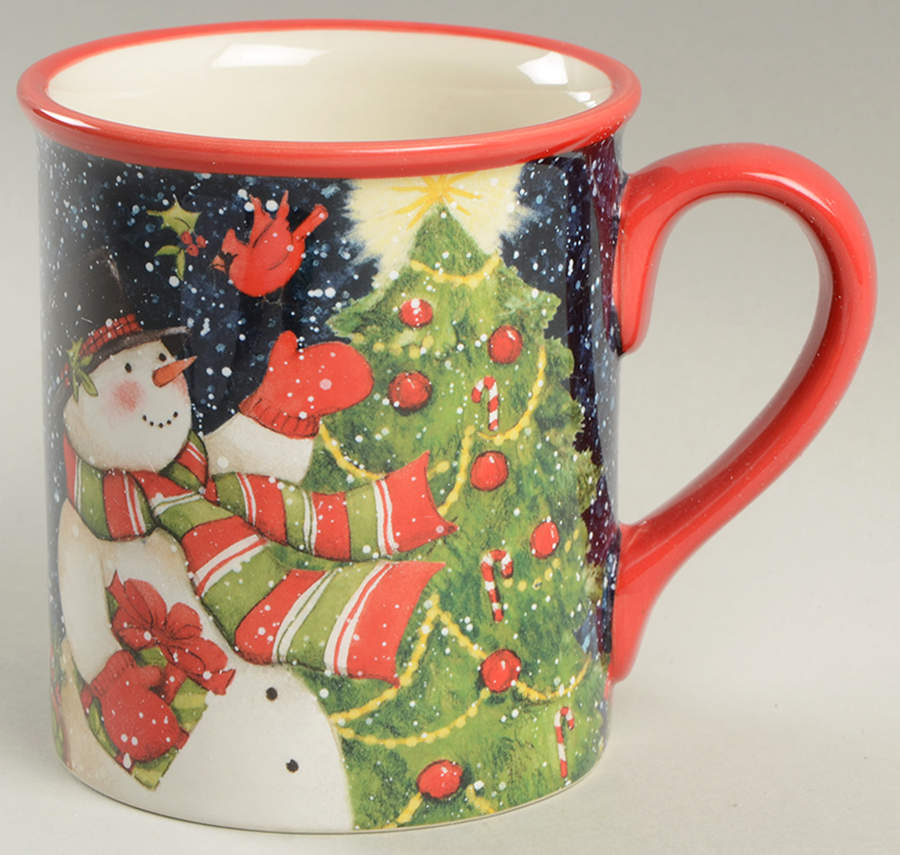 Starry Night Snowman Mug by Certified International-1