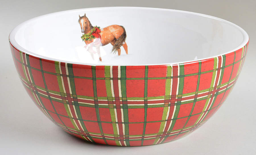 Christmas on the Farm 10" Round Serving Bowl by Certified International-1