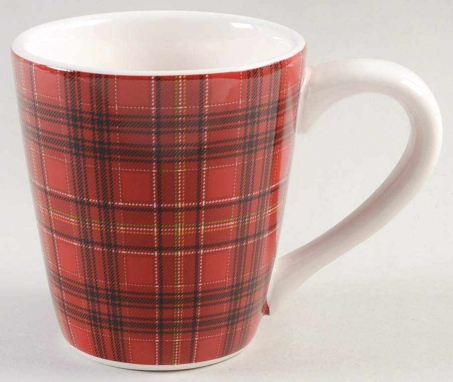 Christmas Plaid Mug by Certified International-1