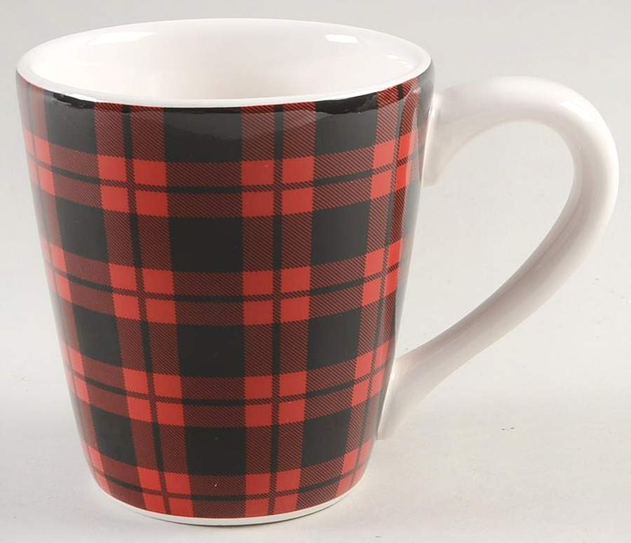 Christmas Plaid Mug by Certified International-1