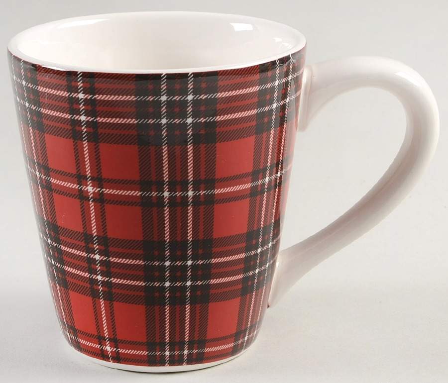 Christmas Plaid Mug by Certified International-1