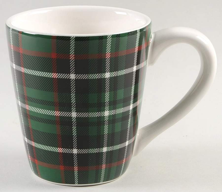 Christmas Plaid Mug by Certified International-1