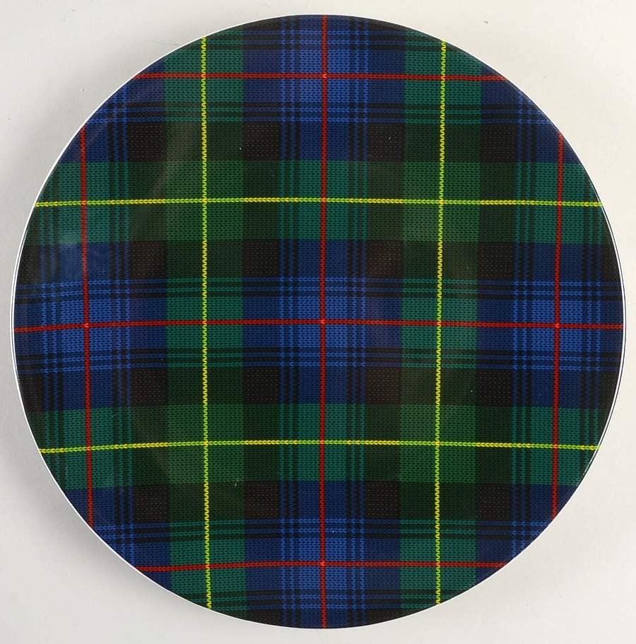 Christmas Plaid Dinner Plate by Certified International-1
