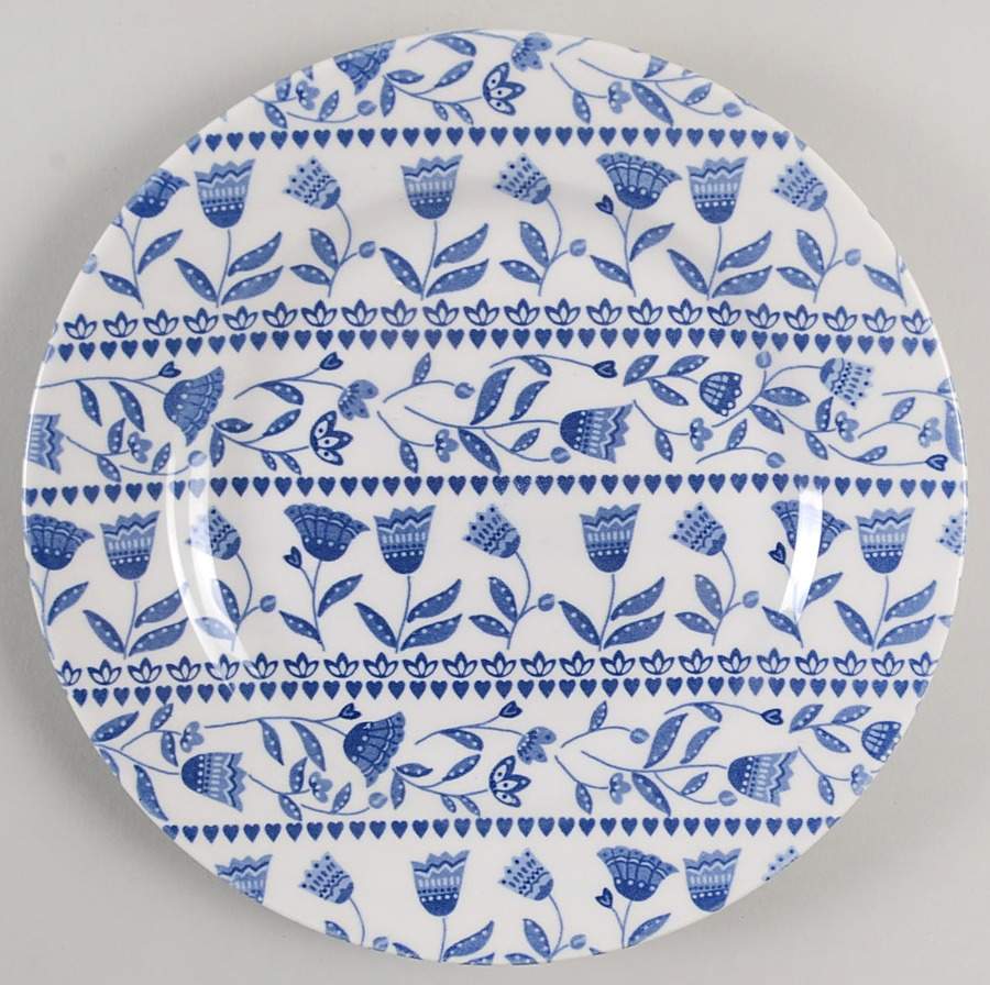 Tilly Blue Salad Plate by Churchill-1