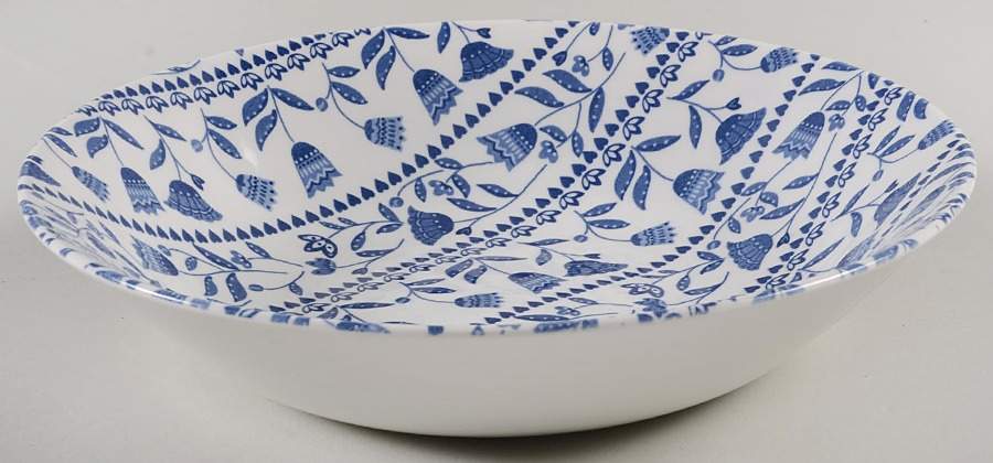 Tilly Blue 9" Individual Pasta Bowl by Churchill-1