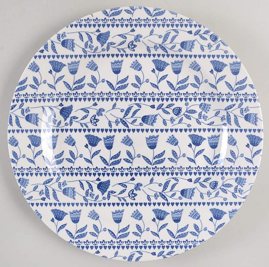 Tilly Blue Dinner Plate by Churchill-1
