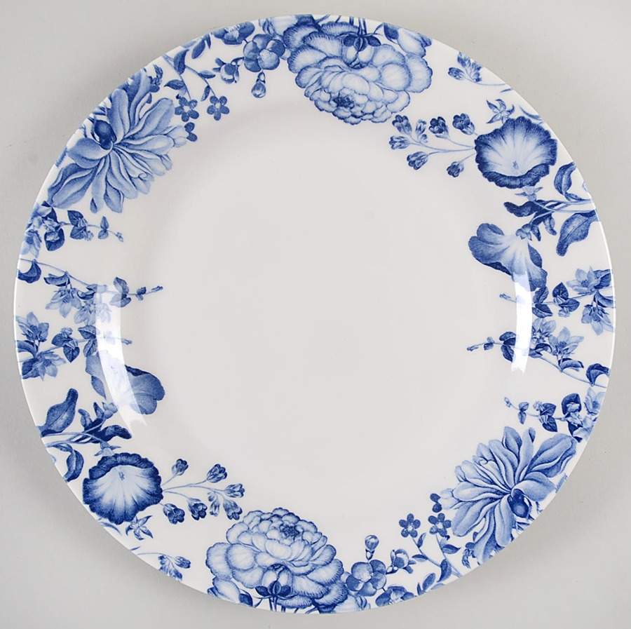 Butterflies and Blooms Dinner Plate by Churchill-1
