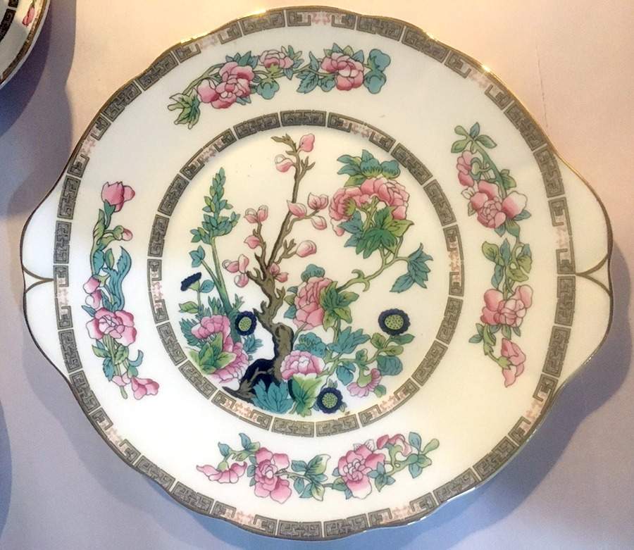 Indian Tree Handled Cake Plate by Crown Trent-1